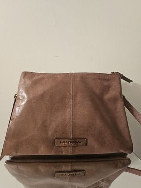 Lucky Brand Brown Leather Crossbody Bag